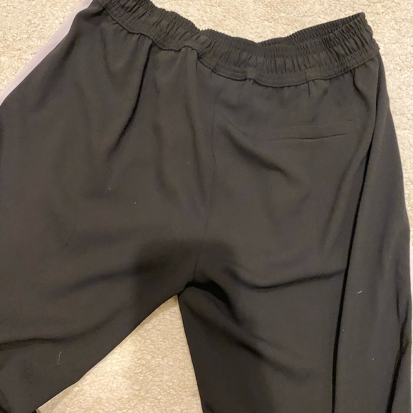 2 pairs work tuxedo pants banana republic grey black ankle sloan bisou white - Picture 11 of 12